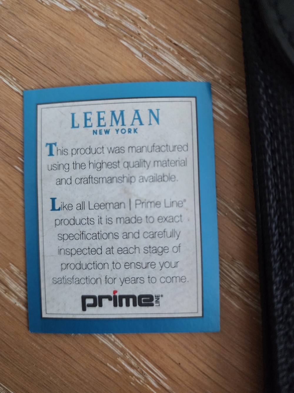 Infiniti By Leeman Leather And Canvas Luggage Tag - Picture 3 of 6